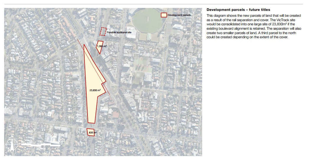 Essendon Junction structure plan and Buckley Street grade separation