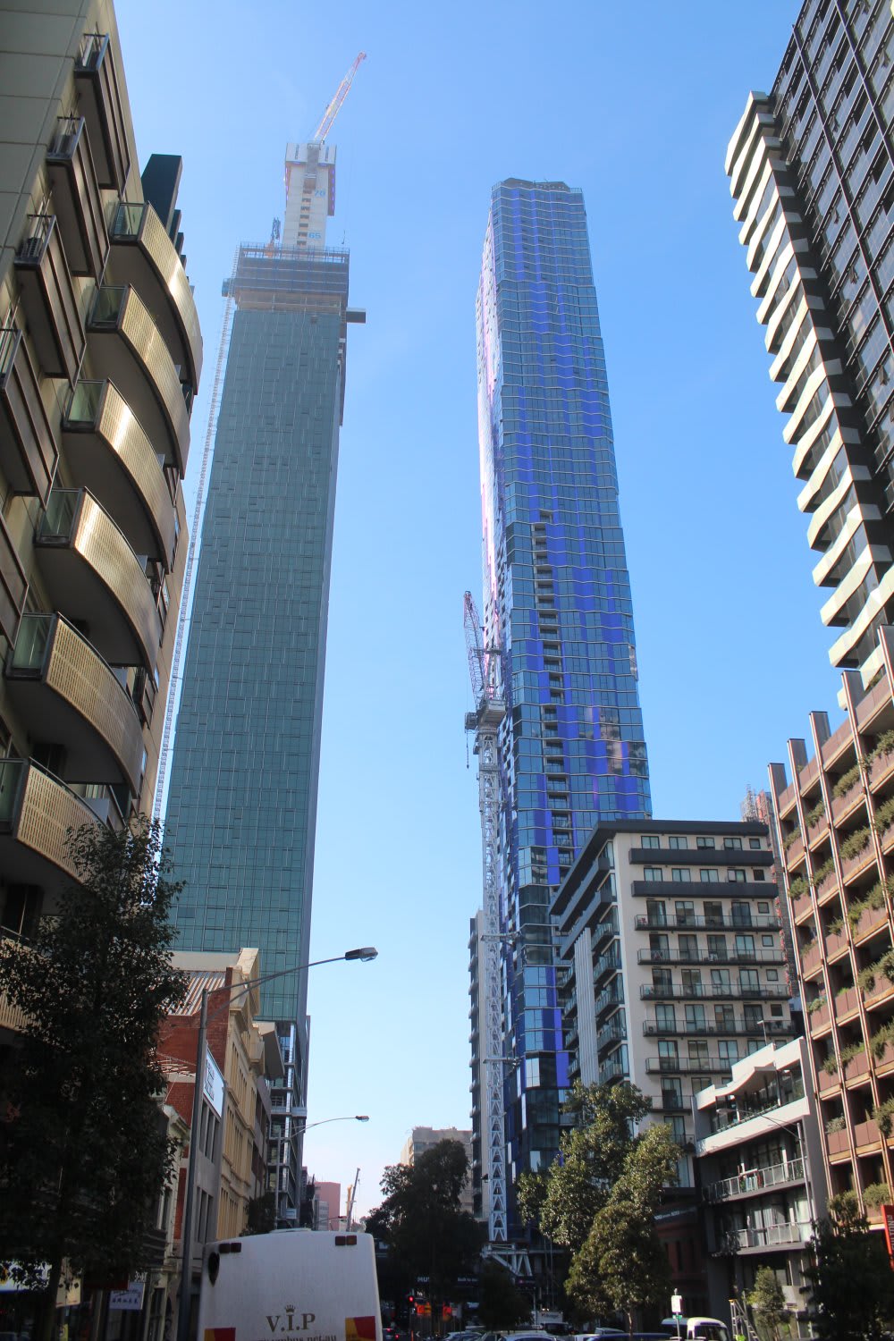 The state of construction in Melbourne - mid May 