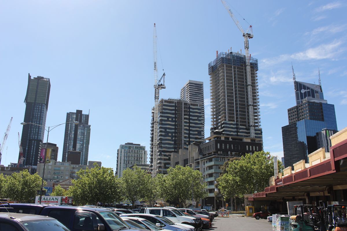 Fulton Lane on show during its topping out ceremony