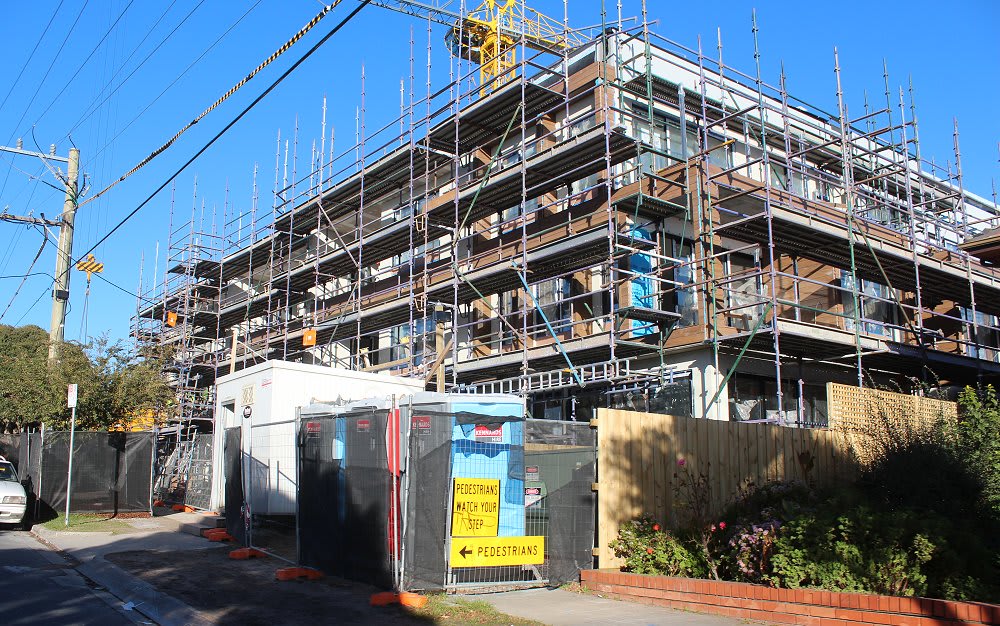 Boom times for apartment construction in Glen Eira