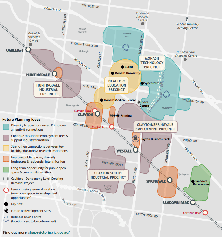 Consultation begins for the Monash Employment Cluster