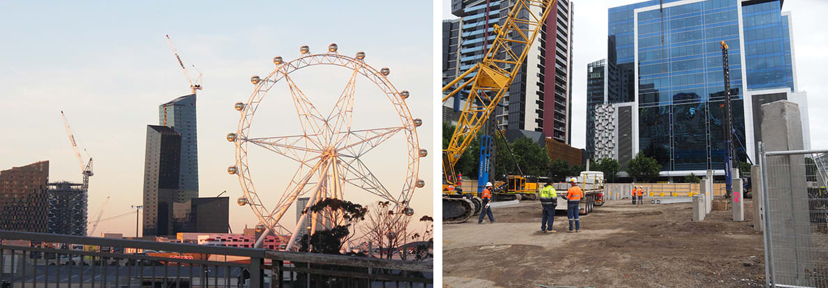 Docklands construction update June 2017 (with 3D)