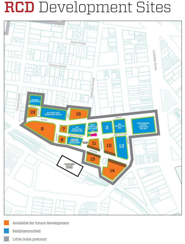 Central Dandenong's lot 10 - new 14 level residential proposal 