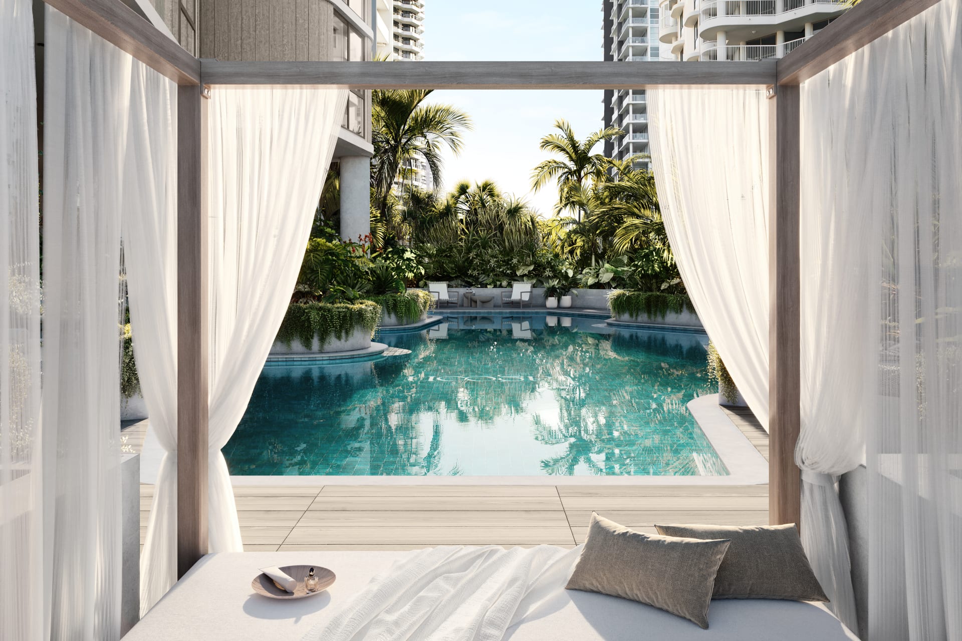 Buyers choose sunrise or sunset views at Lagoon Main Beach