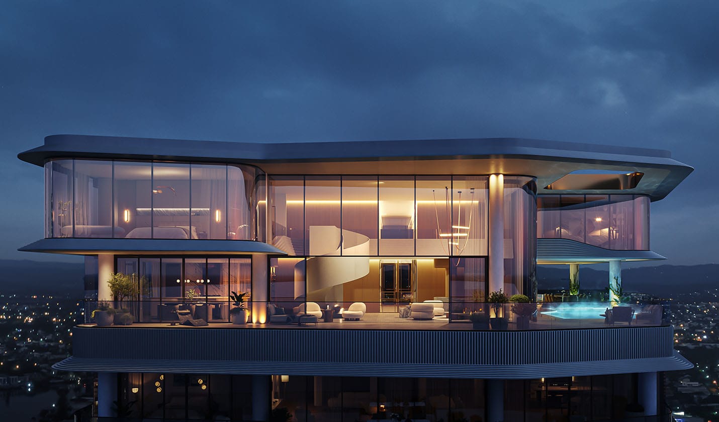 Inside the $15.8 million luxury penthouse crowning AALTO, Surfers Paradise beachfront apartment development