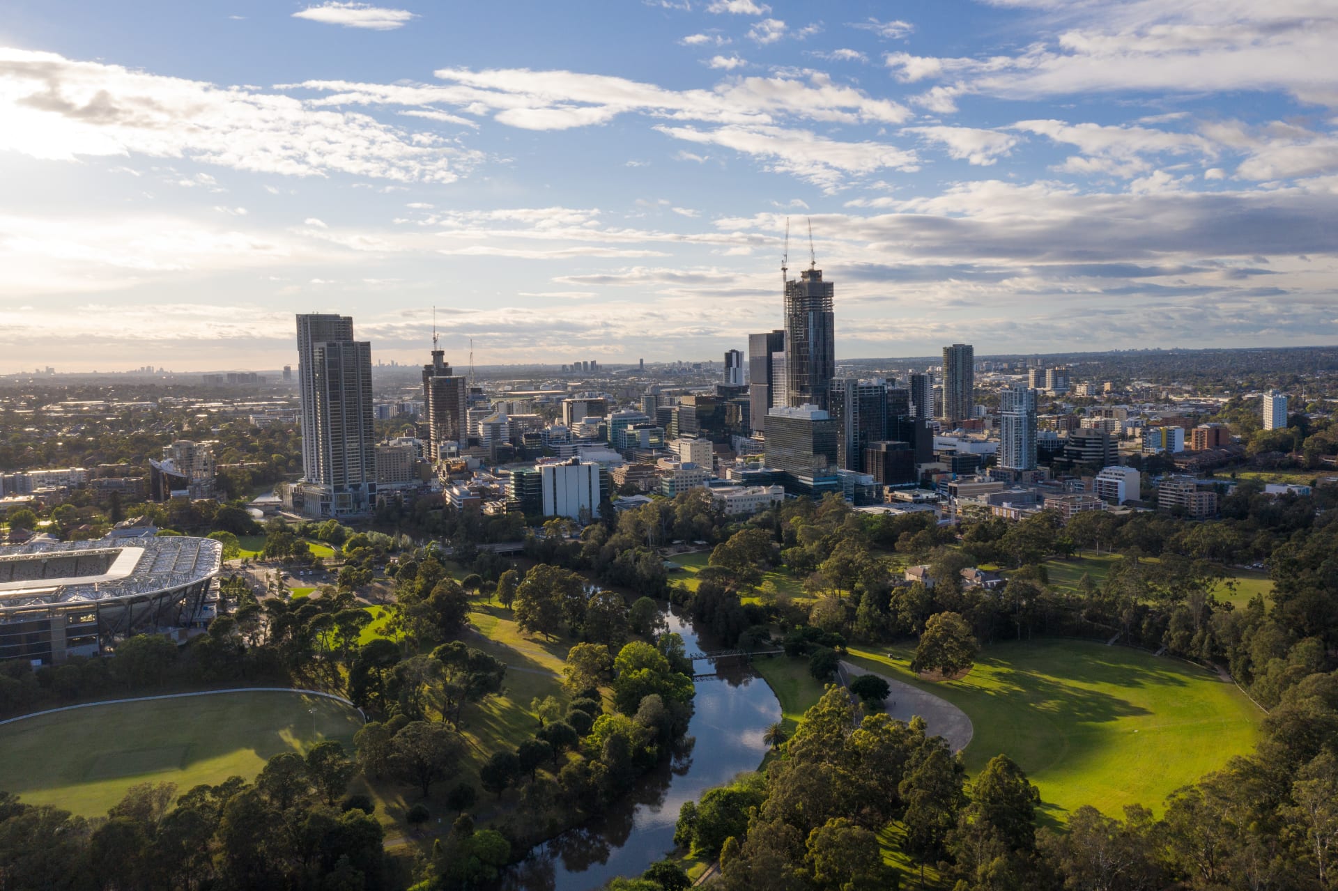 How Observatory Place takes advantage of it's parkside location in the ever evolving Parramatta 