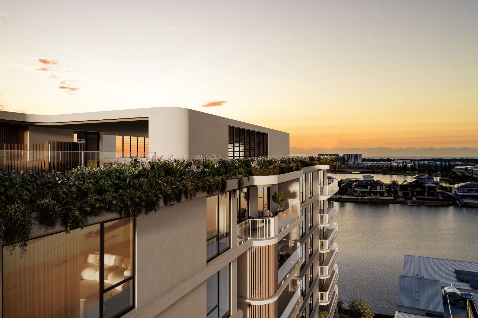 On Lake Kawana and next to Bokarina Beach: St Clair's ideal waterside location in Birtinya