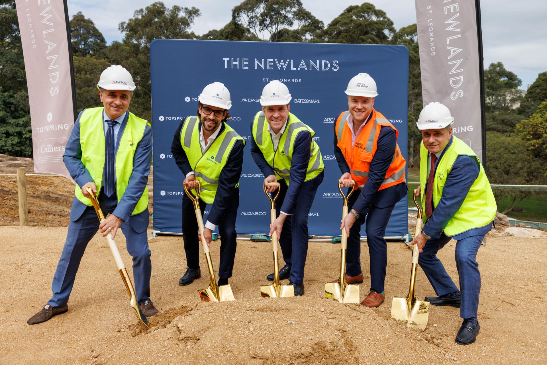 Top Spring break ground at The Newlands, St Leonards apartment development