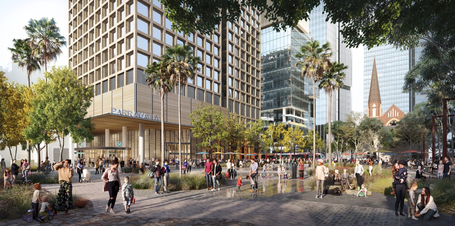 First look: Designs revealed for towers above Parramatta Metro Station