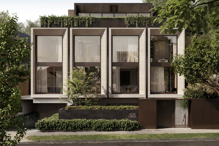 Only three apartments remain at Toorak's Avant Garde