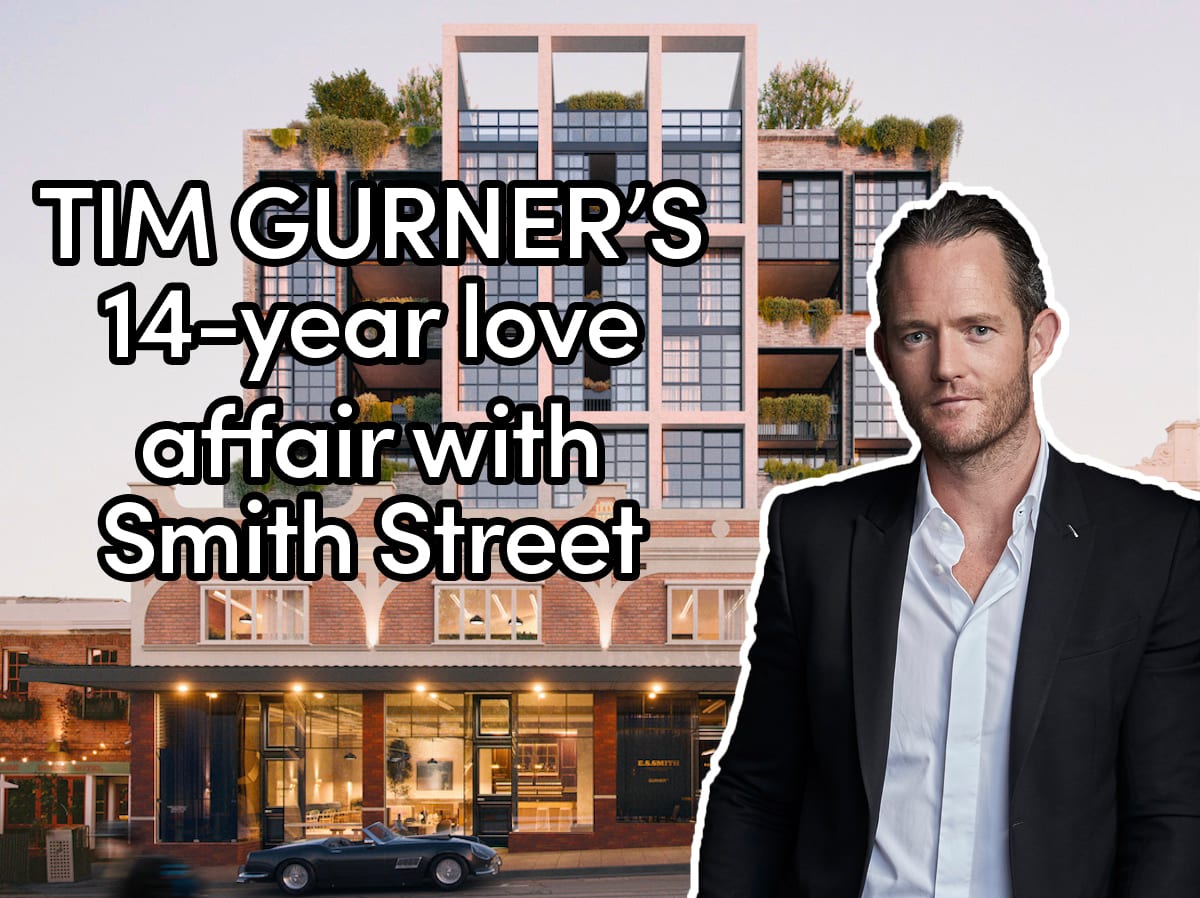 Why Tim Gurner chose Collingwood's Smith Street, the world's coolest street