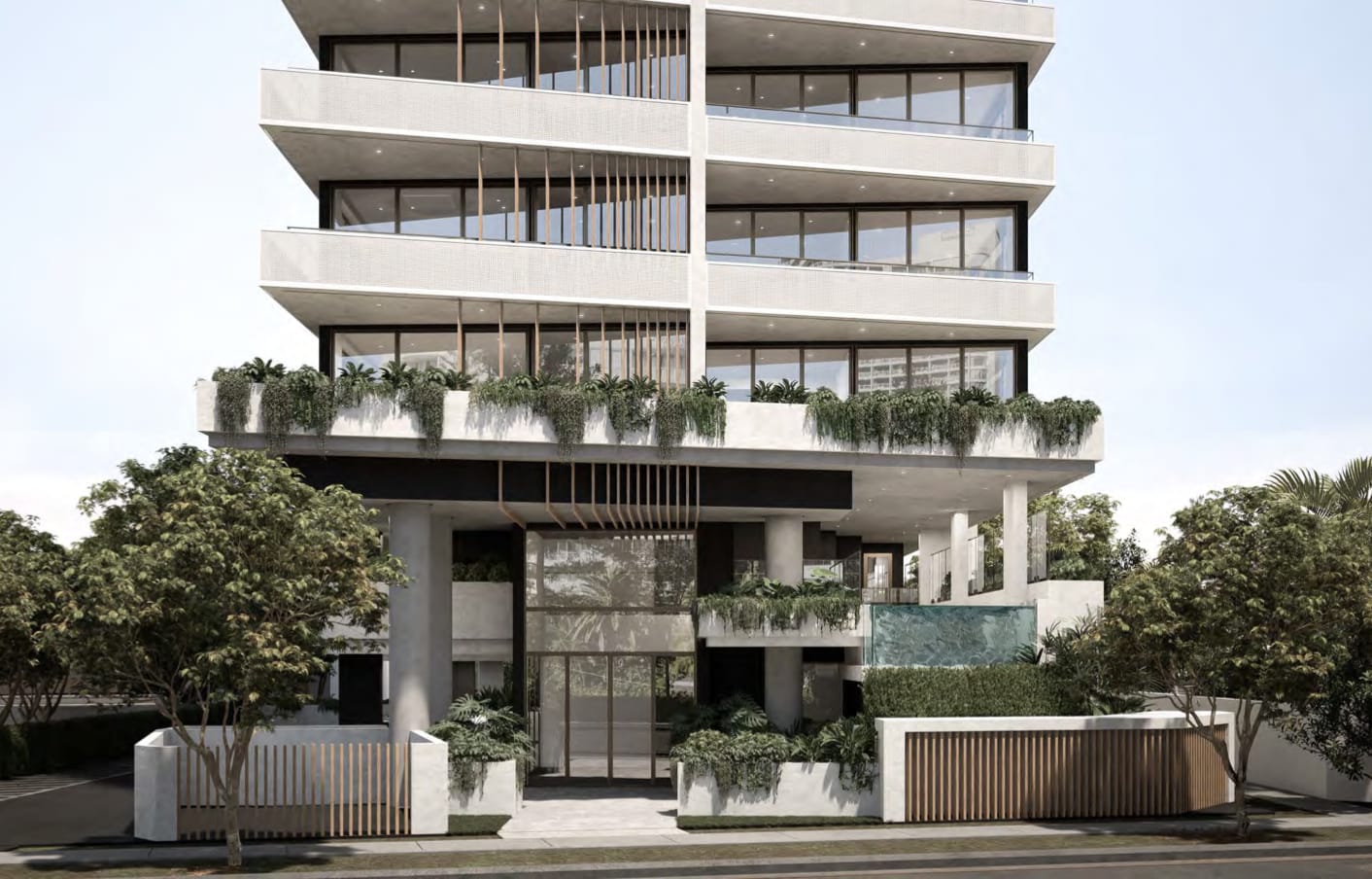 Gallery Group drop size and scale of Chalk, Surfers Paradise apartments