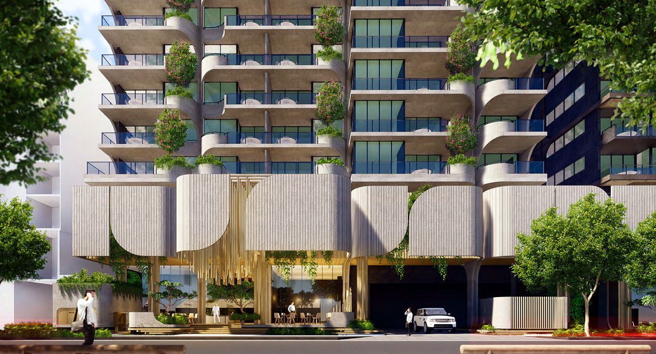 Four Rothelowman apartment developments currently selling in Queensland