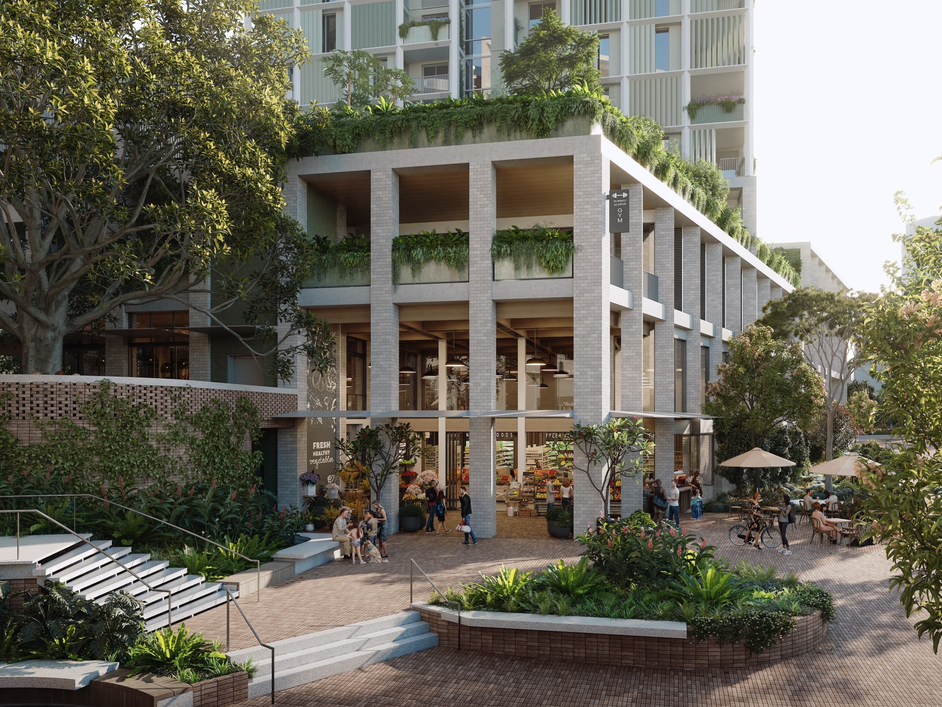 Construction begins on first stage of zero-carbon Norwest Quarter apartment towers