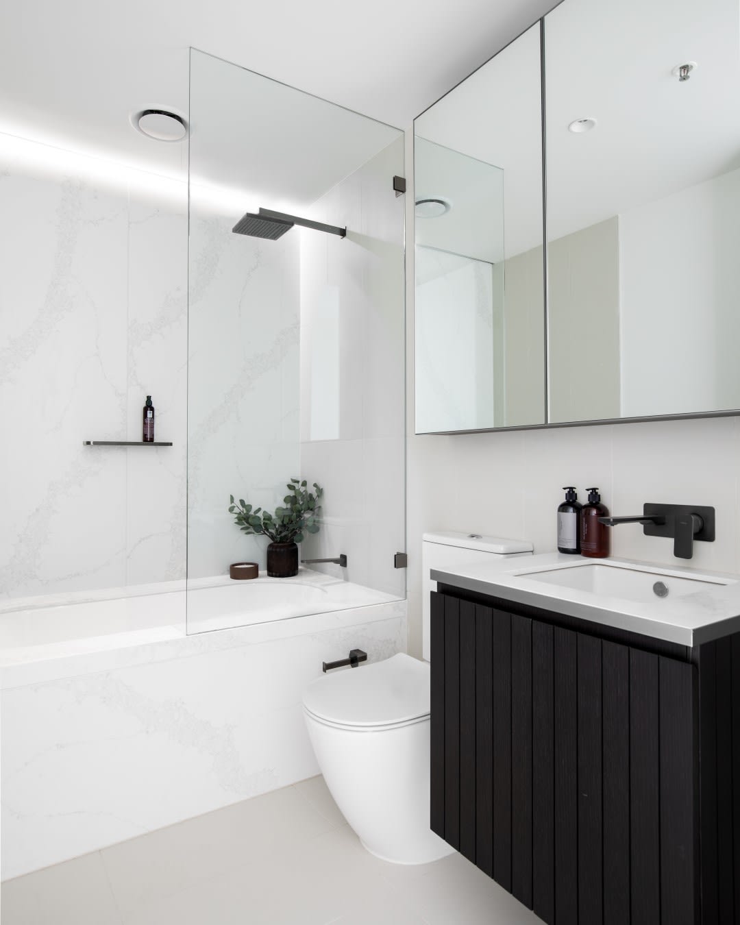 Inside the Carr Design interiors of Riverbank apartments...