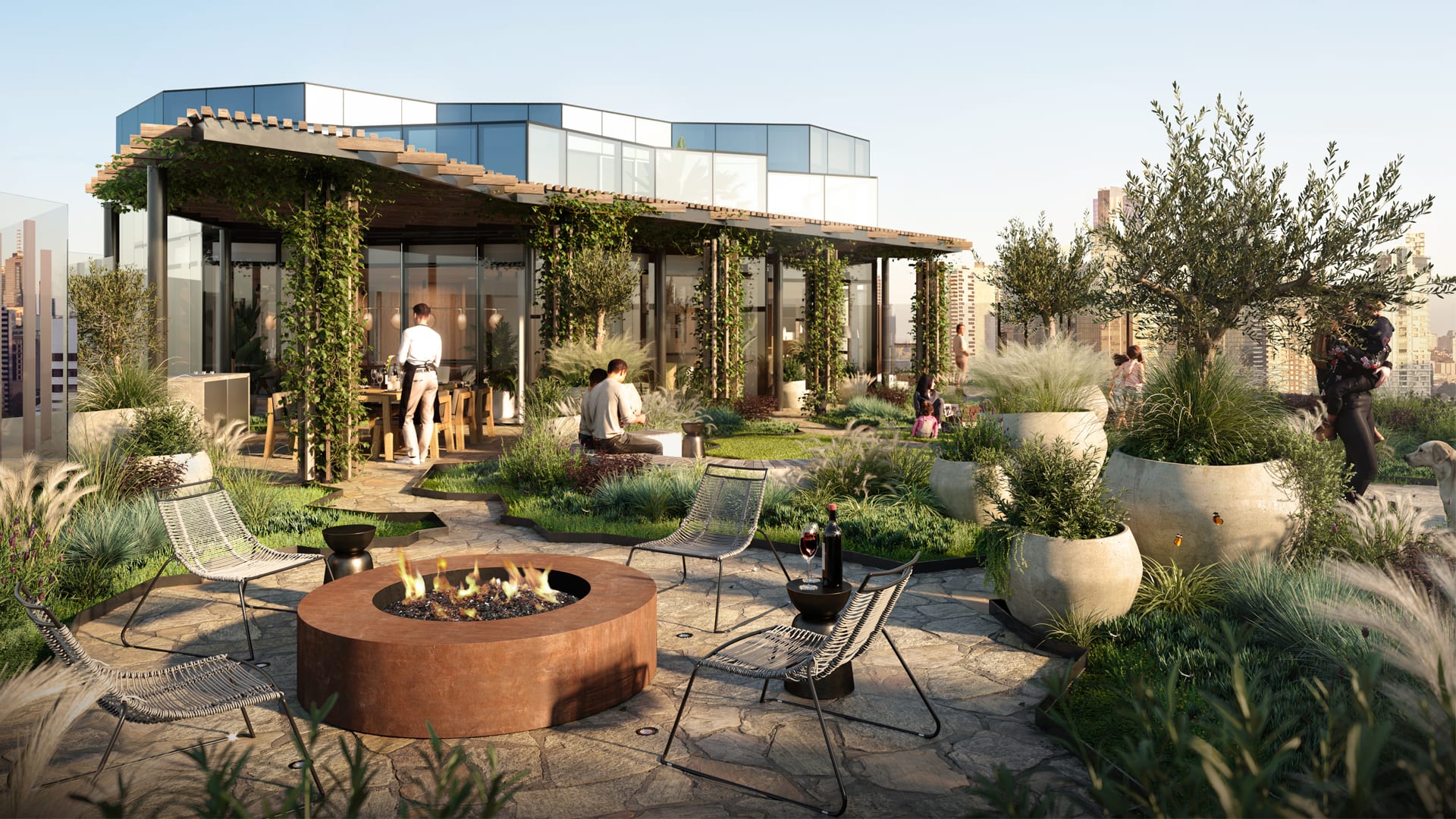 Four Melbourne apartment developments with luxury rooftop amenity