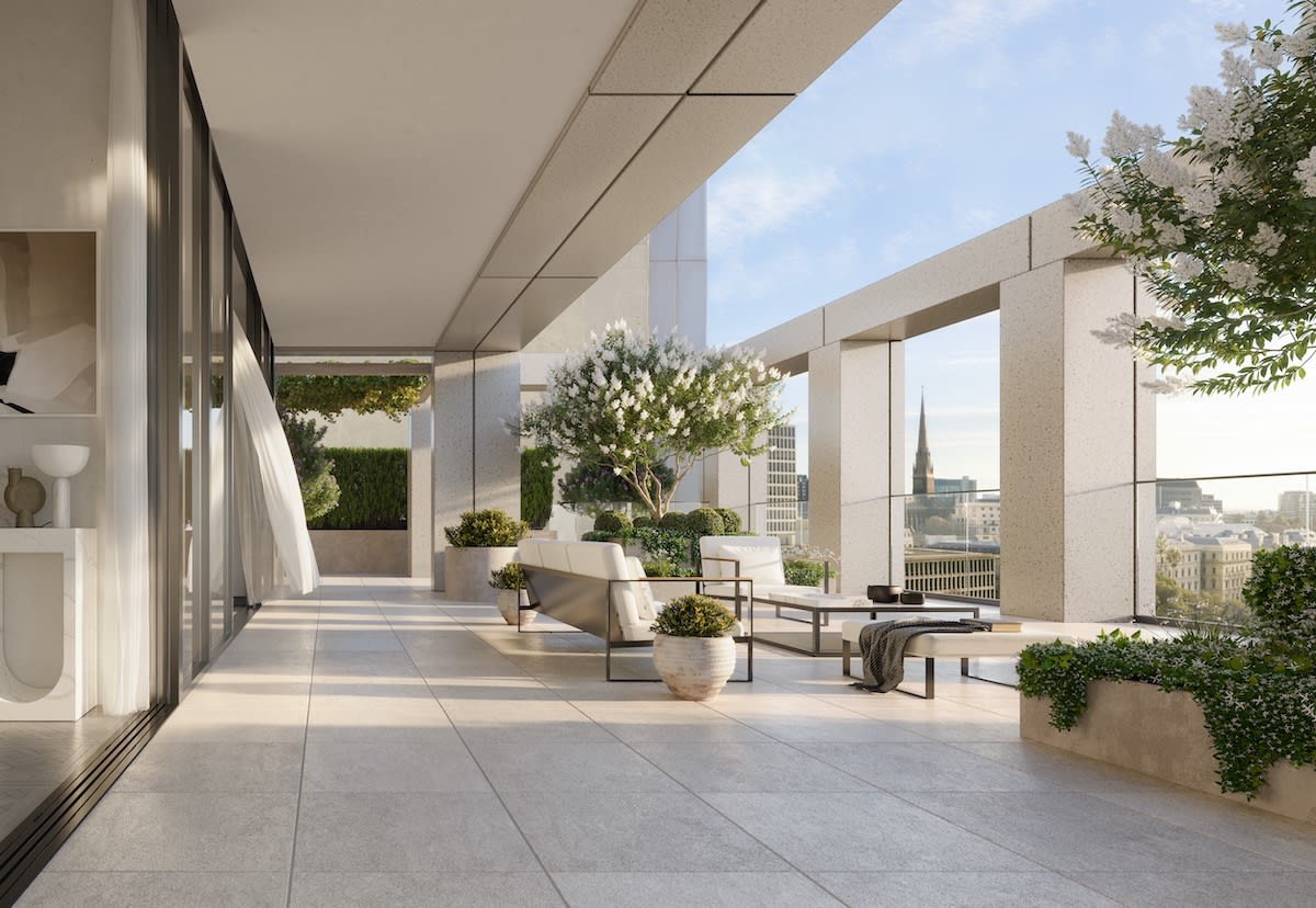 The whole floor Garden Residence. Image supplied