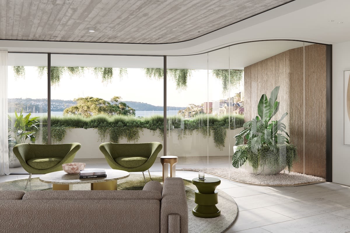 Render inside Ode sub-penthouse