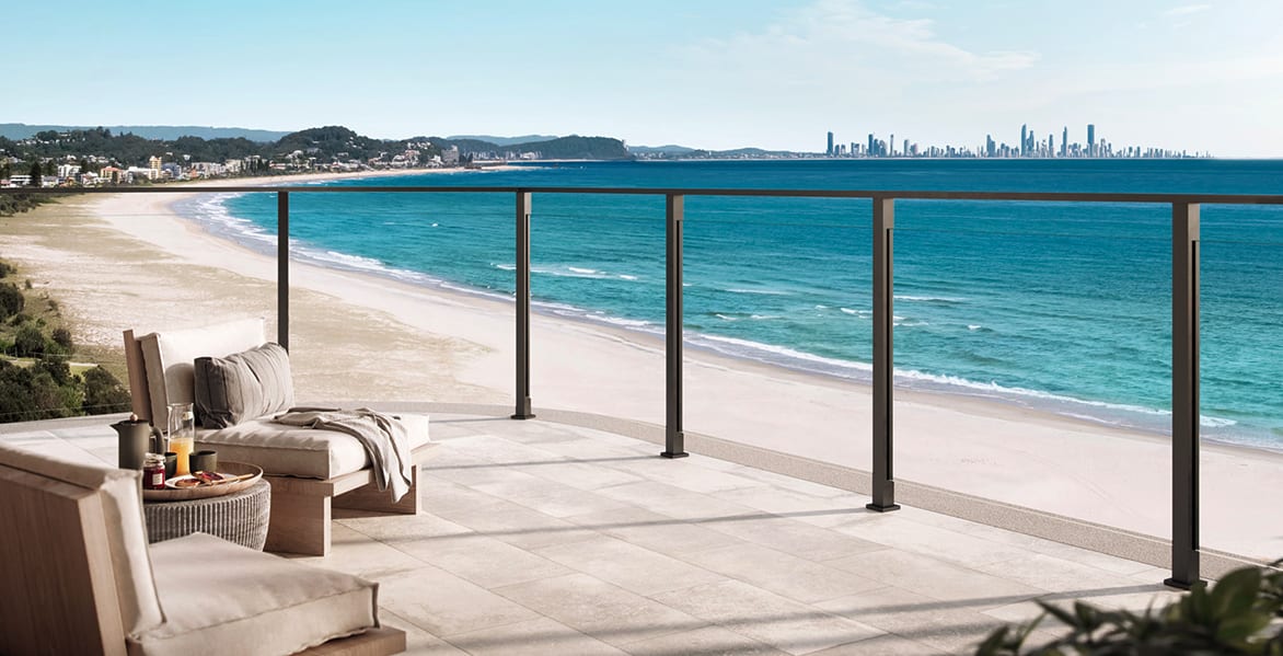 The views from Kirra Beach's newest address, Monterey. Image supplied