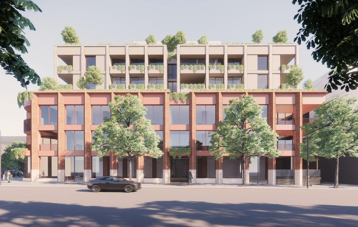 The proposed development designed by Woods Bagot. Image supplied