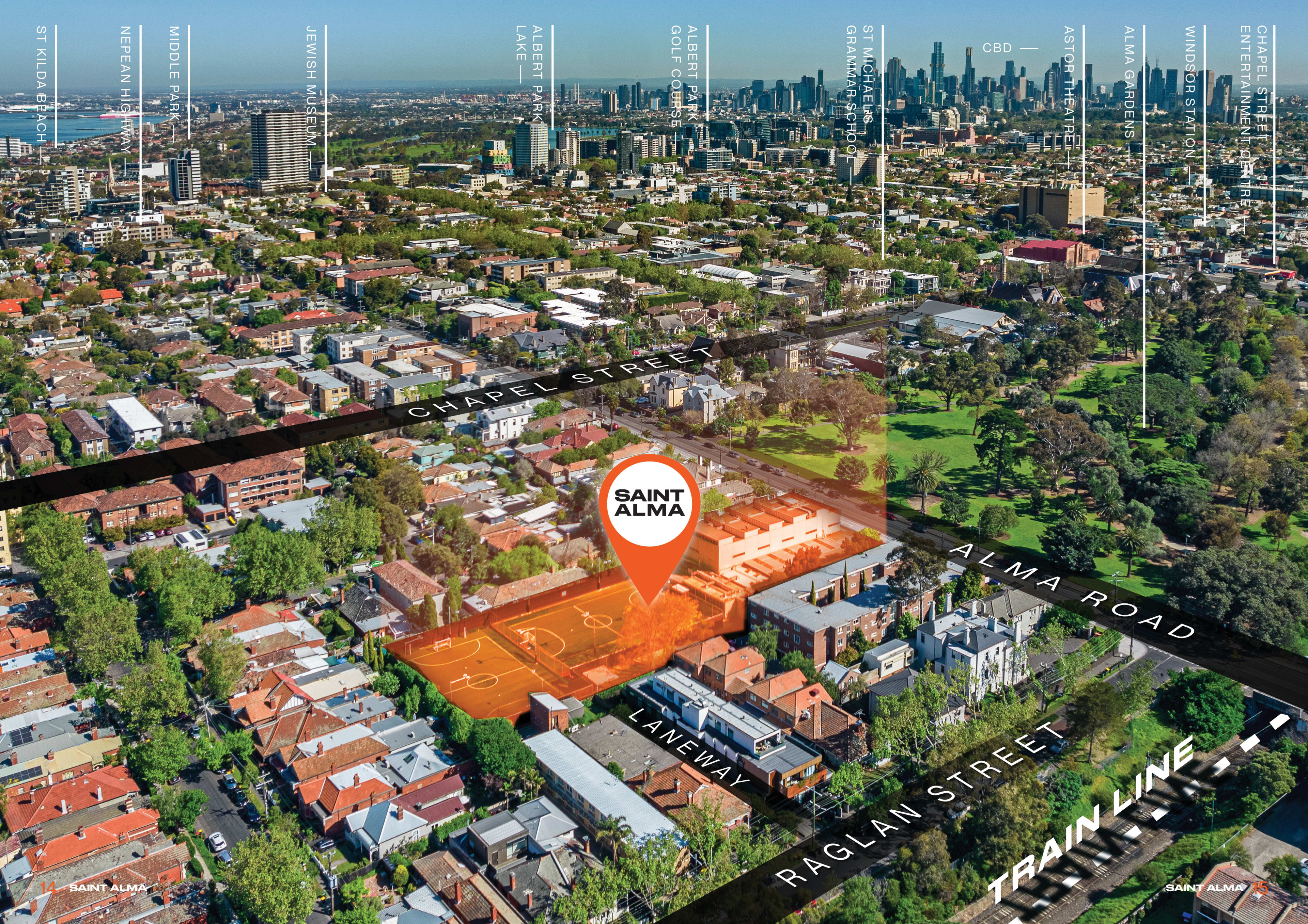 The prime Alma Road site. Image supplied