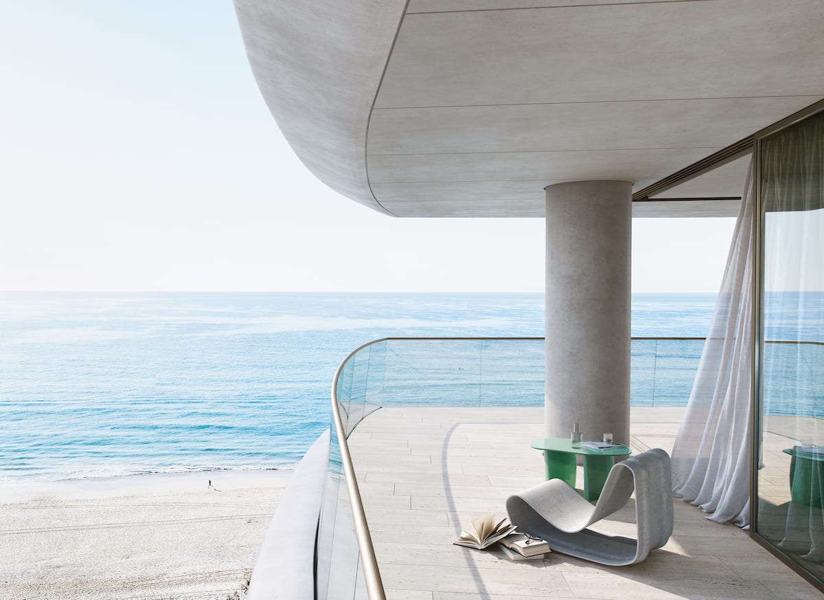 A residence balcony at Serēn. Image supplied