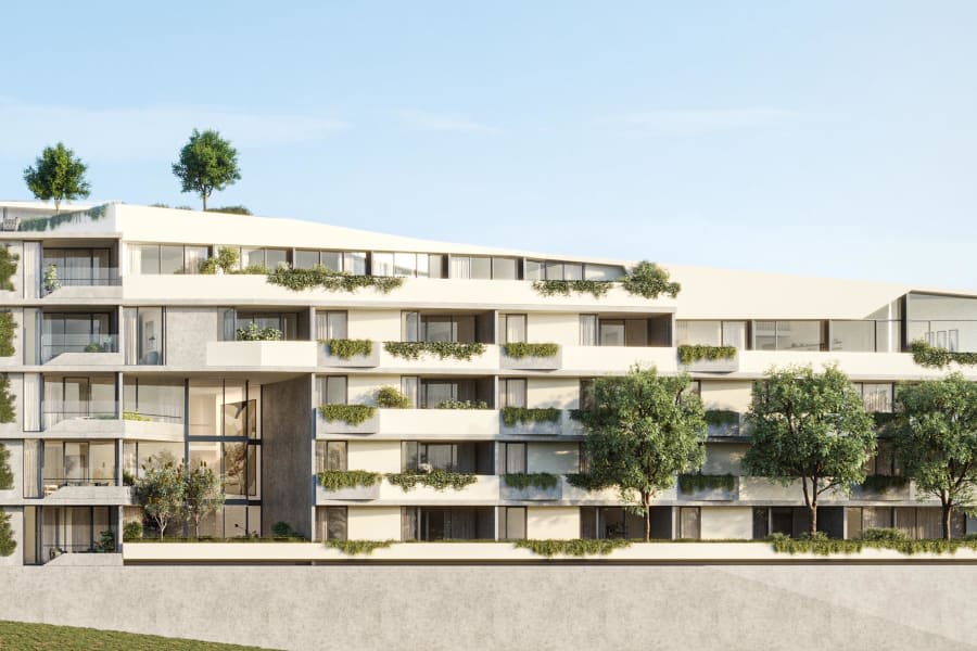 Render of the Ivanhoe project, Candela Apartments