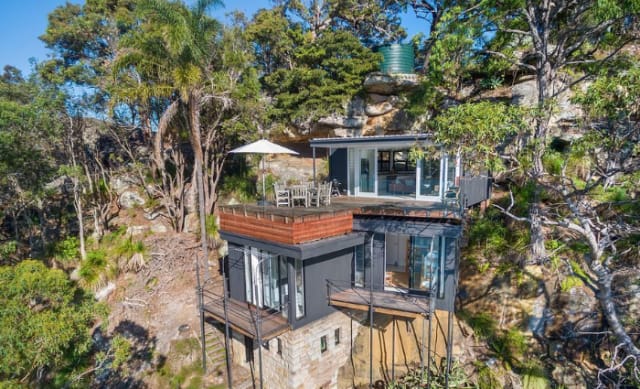 Lawyer David Maloney lists Great Mackerel Beach weekender