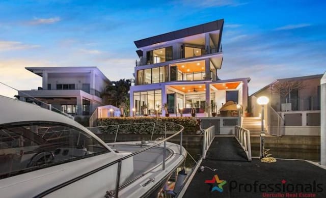 Four bedroom Sovereign Islands house with private pontoon listed for $5.35 million