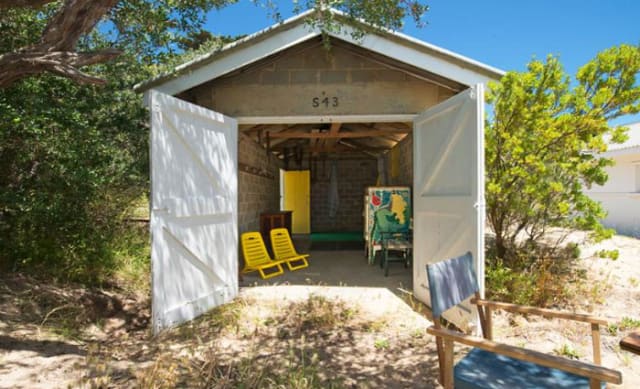 Two Portsea beach boxes listed for sale