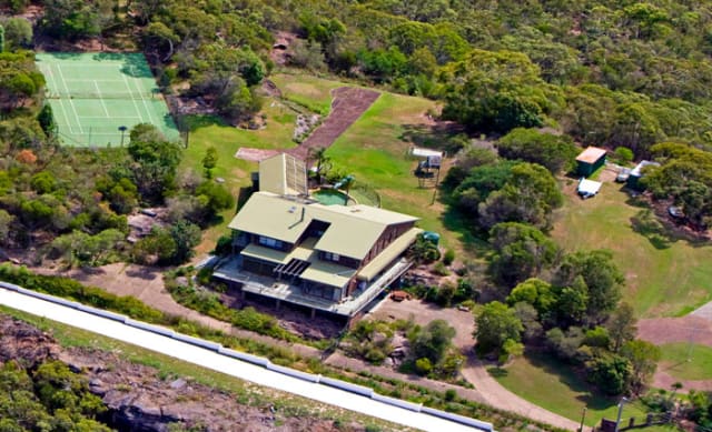 Sydney northern beaches acreage home with heli-pad offering