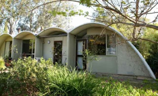 Modernistic igloo 1950s Victorian Rice house listed at Eltham