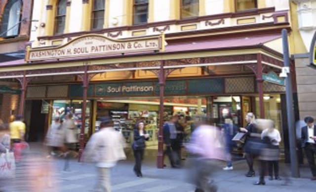 Soul Pattinson lists on Pitt Street Mall