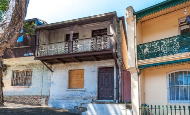 Surry Hills terrace listing of "the woman Sydney forgot"