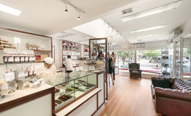 Flinders chocolatiers list Main Street business premises