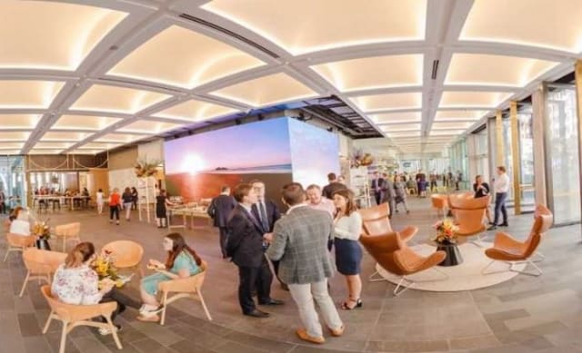 State of the art foyer brings Brisbane outdoors in