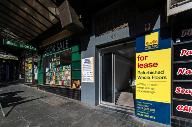 Hair salon leases space in Melbourne's busy Bourke Street