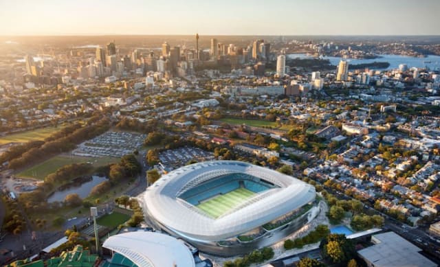 Sydney Football Stadium to cost $100 million over budget