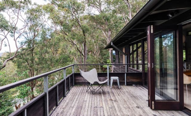 Design duo Karen McCartney and David Harrison list Dangar Island retreat