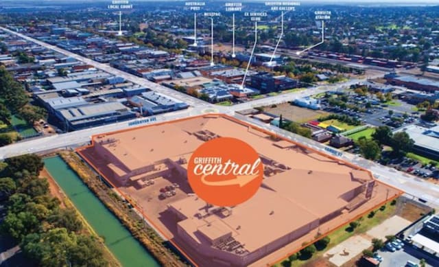 Griffith Central shopping centre for sale