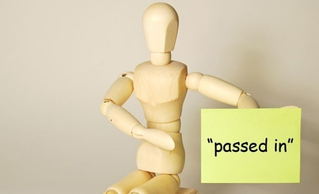 What does “passed in” mean? Investment terms explained