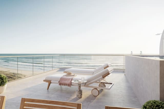 Inside the expansive penthouses crowning Navini, Bilinga 