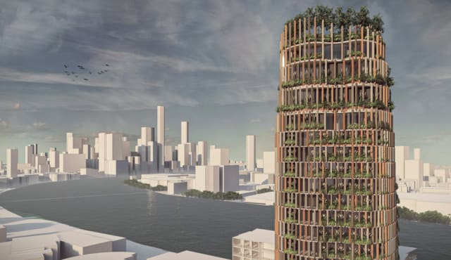 First look: Anthony John Group plot Milton apartment tower inspired by a Paperbark Tree