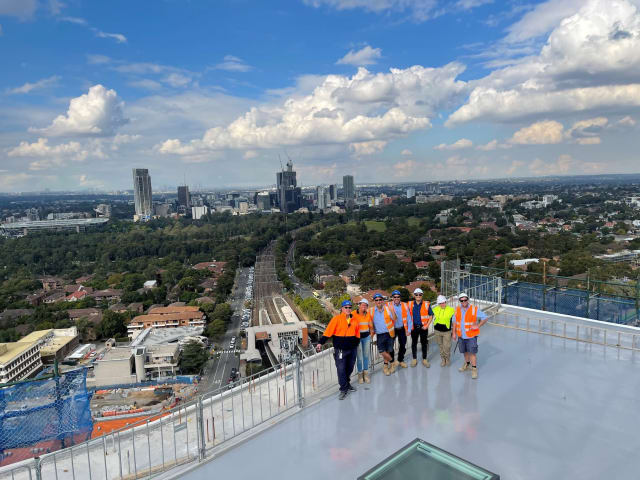 Deicorp top out Westmead project Highline