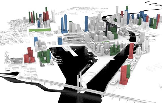 CBD Model update: Docklands to the fore