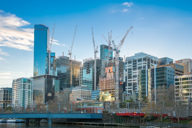 Mixed-use projects see crane levels rise across Melbourne