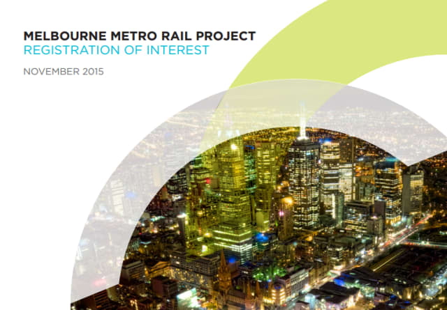 Melbourne Metro Authority seeks industry registrations of interest