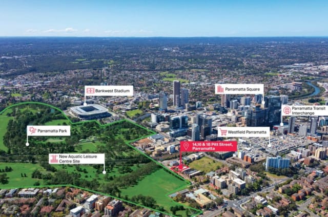 Development opportunity: Three adjoining Parramatta properties listed for $13.8 million 