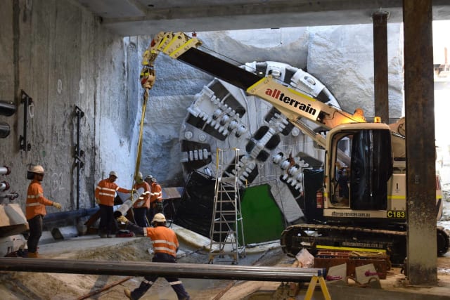 Perth's Forrestfield-Airport rail link completes a major TBM milestone