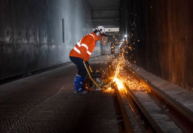 First tracks laid in Australia's biggest public transport infrastructure project